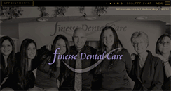 Desktop Screenshot of finessedentalcare.com